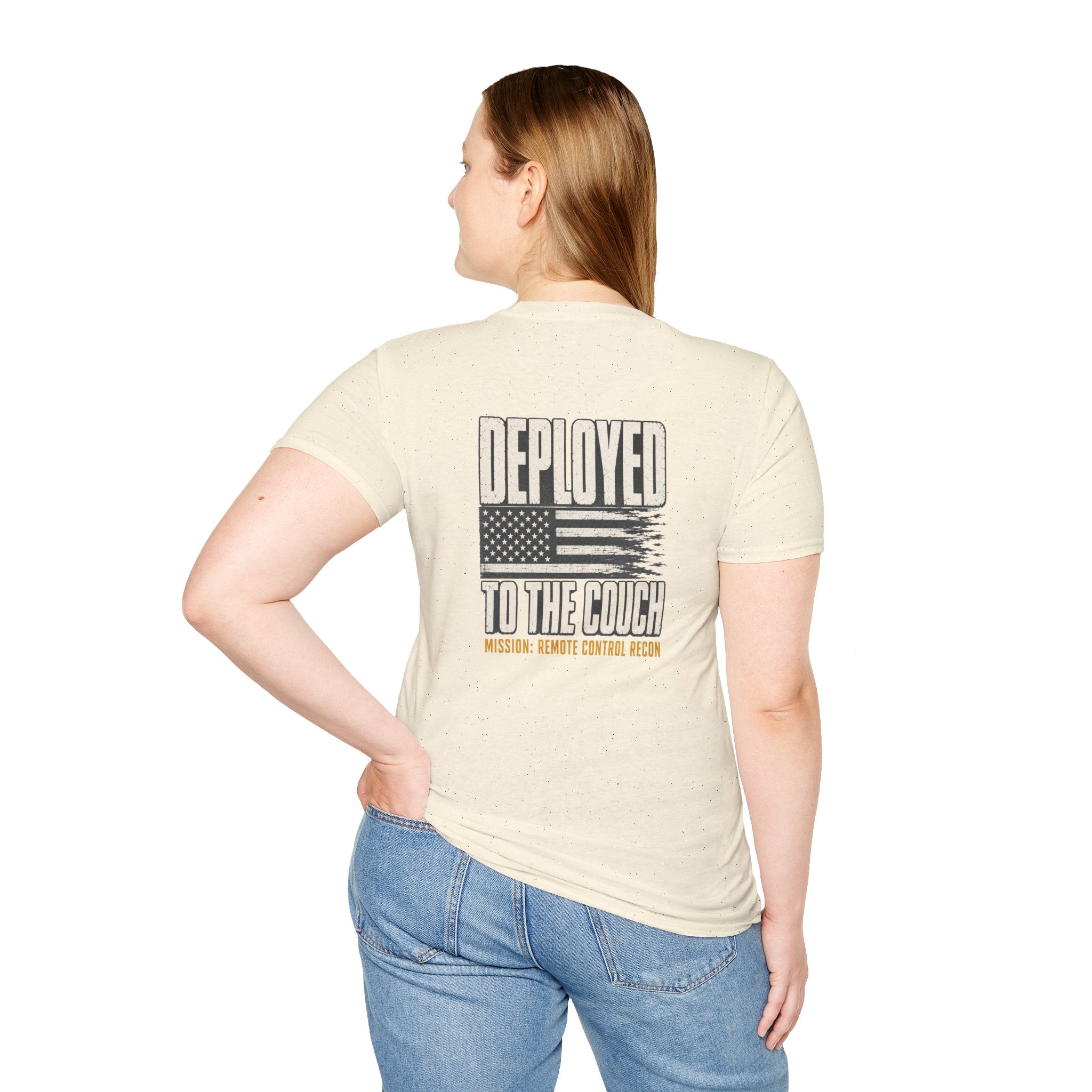 Deployed to the Couch – Funny Veteran & Military Humor Shirt
