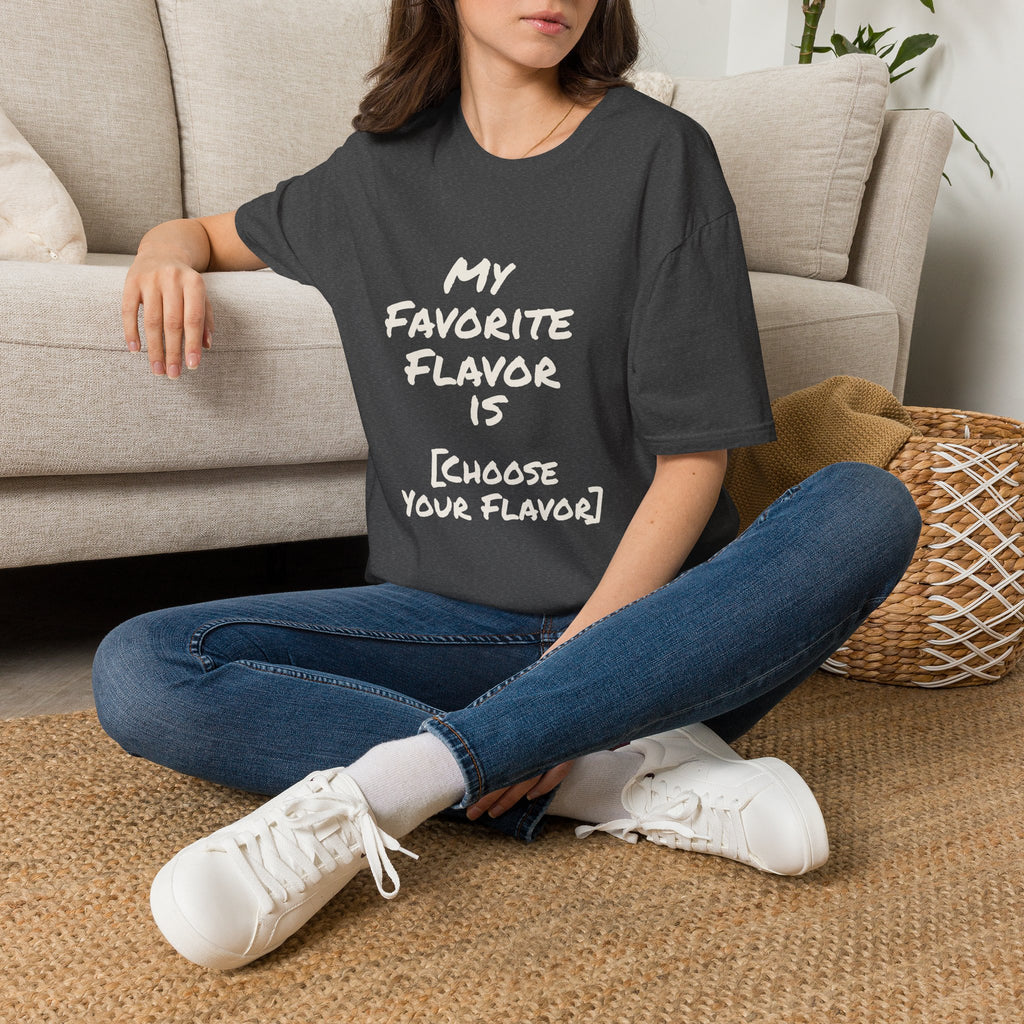 My Favorite Flavor Is [Customizable] – Funny Veteran & Military Humor Shirt