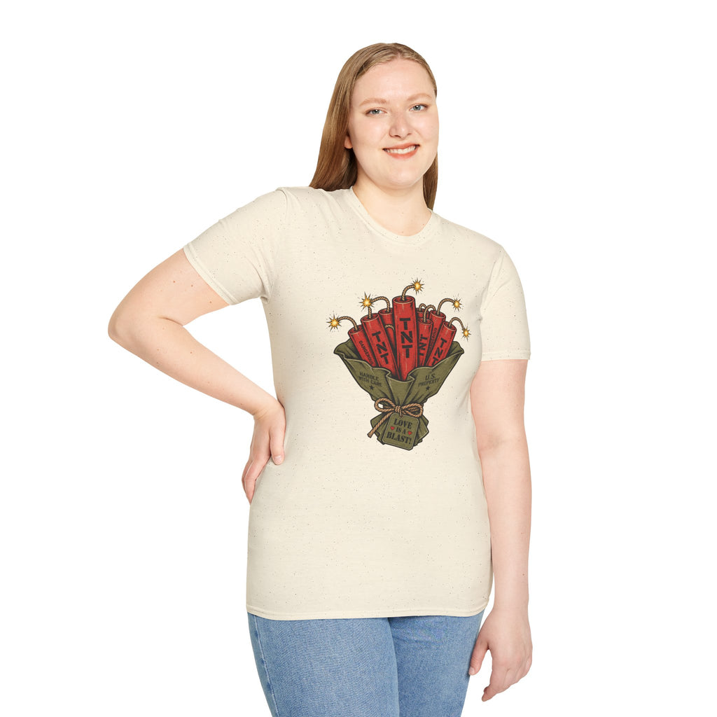 Dynamite Bouquet – Military Humor T-Shirt, Funny TNT Graphic Tee