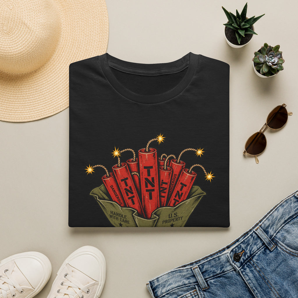 Dynamite Bouquet – Military Humor T-Shirt, Funny TNT Graphic Tee