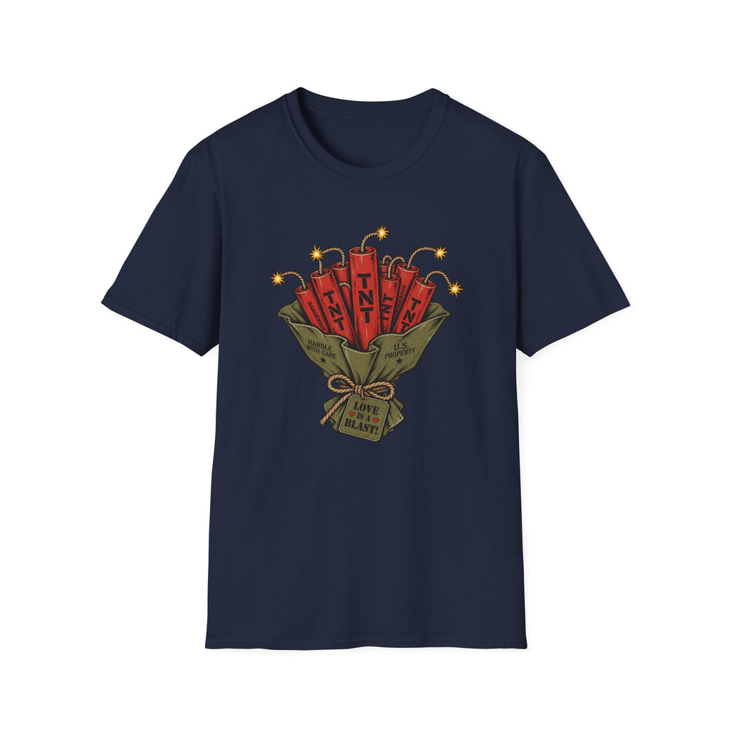 Dynamite Bouquet – Military Humor T-Shirt, Funny TNT Graphic Tee