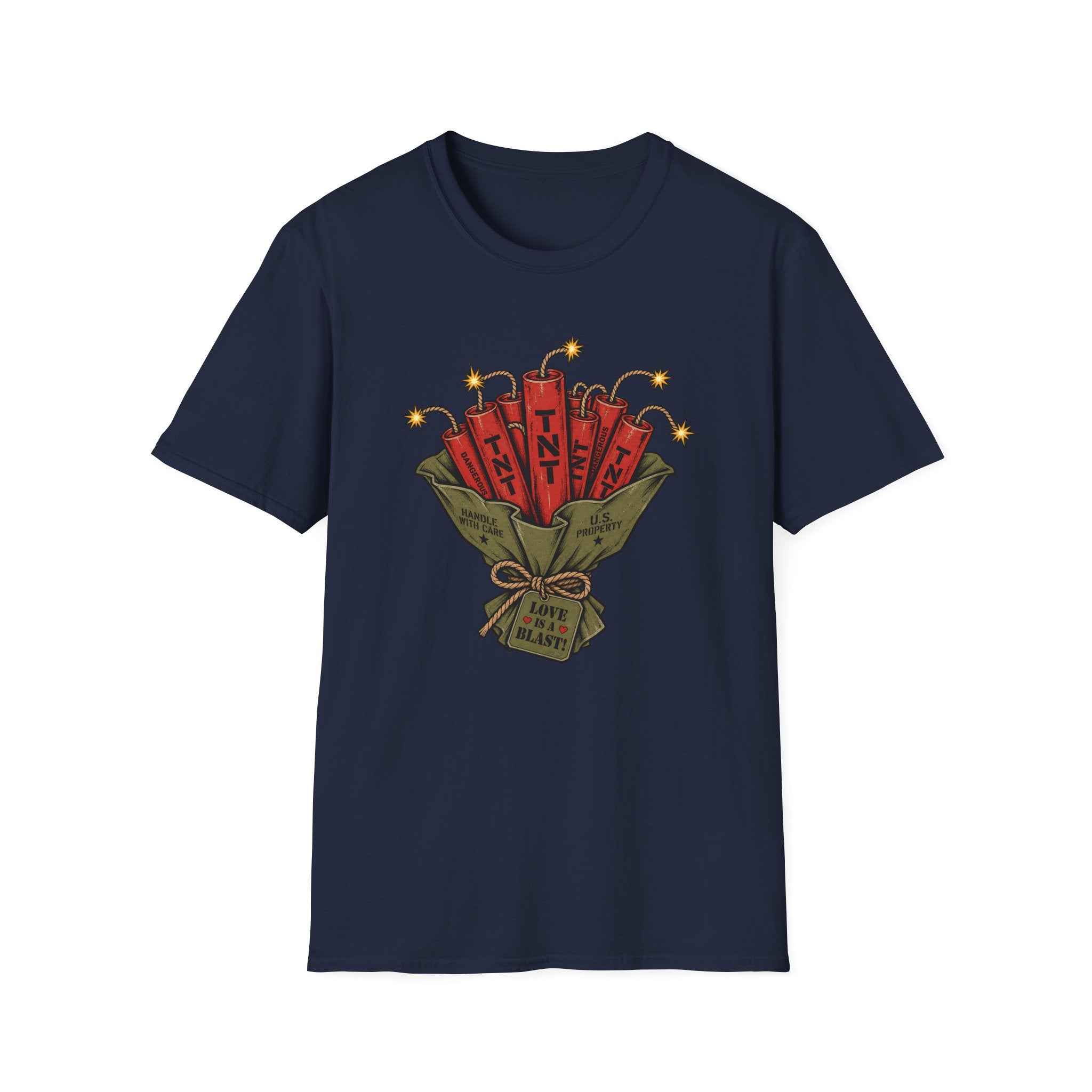 Dynamite Bouquet – Military Humor T-Shirt, Funny TNT Graphic Tee