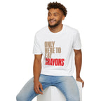 Only Here to Eat Crayons – Funny Veteran & Military Humor Graphic T-Shirt