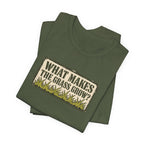 What Makes the Grass Grow? – Funny Veteran & Military Humor Graphic Tee
