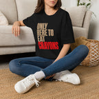 Only Here to Eat Crayons – Funny Veteran & Military Humor Graphic T-Shirt
