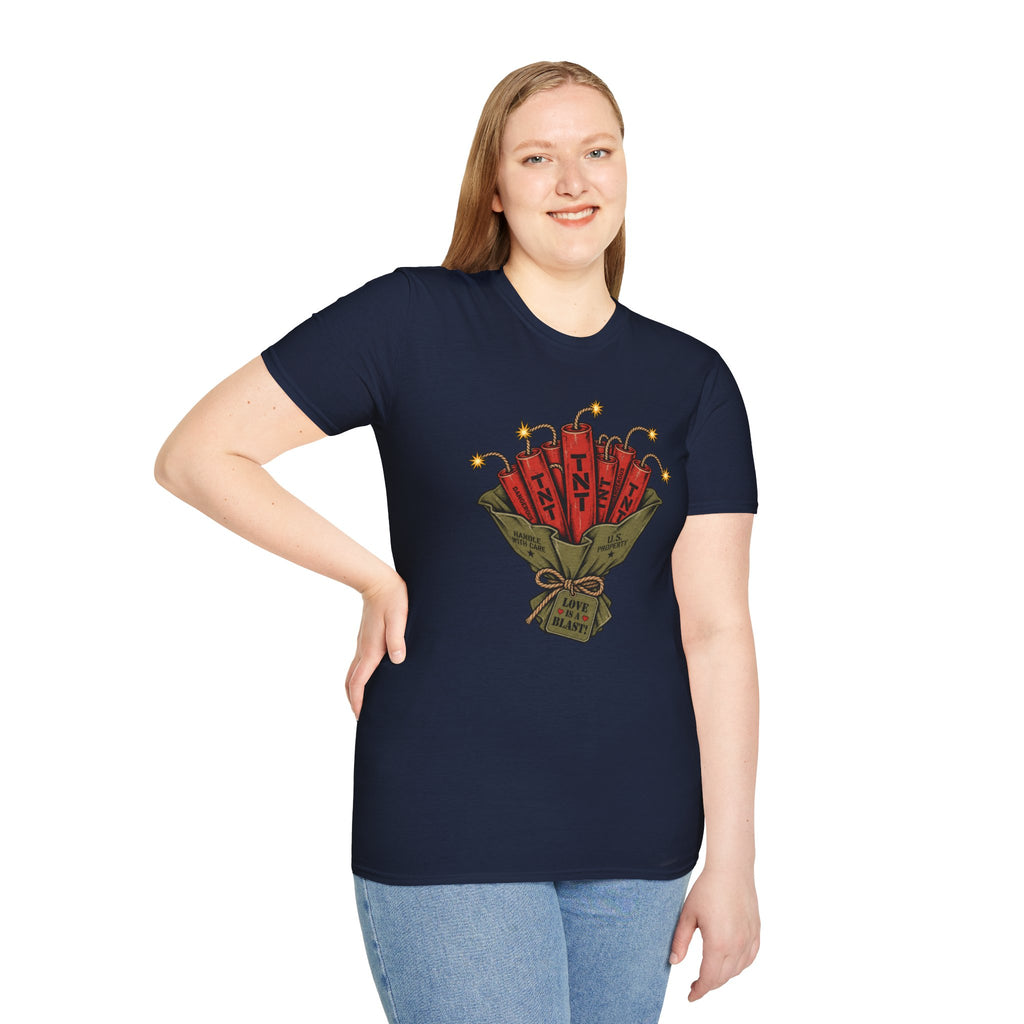 Dynamite Bouquet – Military Humor T-Shirt, Funny TNT Graphic Tee