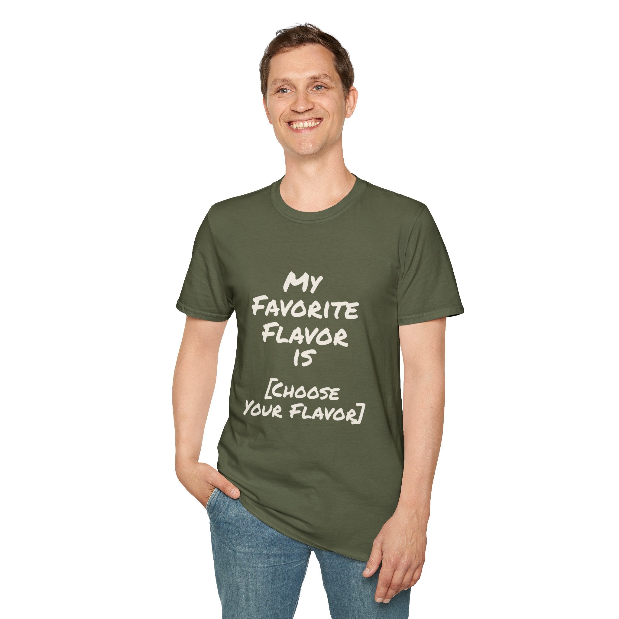 My Favorite Flavor Is [Customizable] – Funny Veteran & Military Humor Shirt