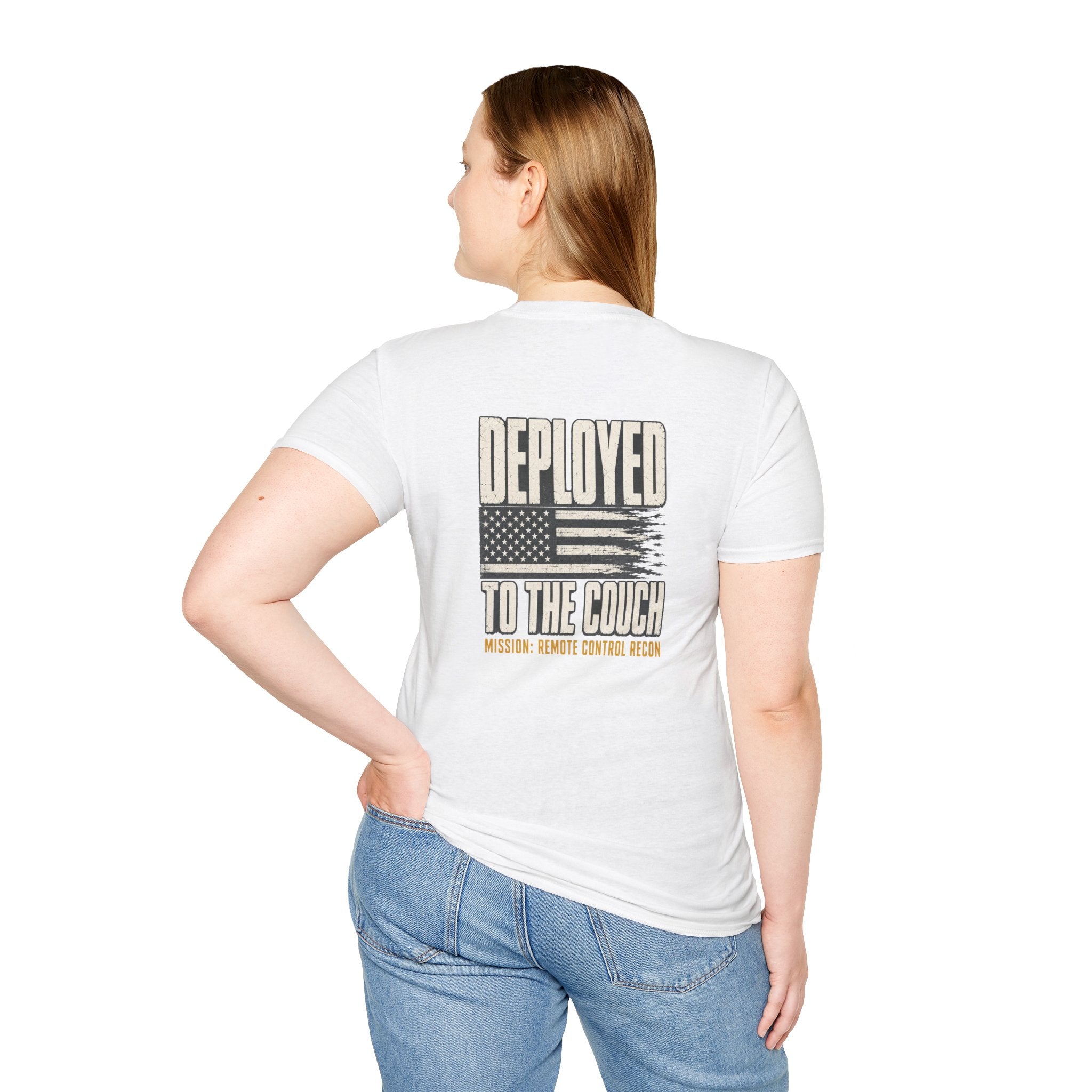 Deployed to the Couch – Funny Veteran & Military Humor Shirt