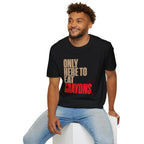 Only Here to Eat Crayons – Funny Veteran & Military Humor Graphic T-Shirt