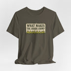 What Makes the Grass Grow? – Funny Veteran & Military Humor Graphic Tee