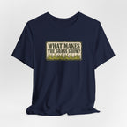 What Makes the Grass Grow? – Funny Veteran & Military Humor Graphic Tee