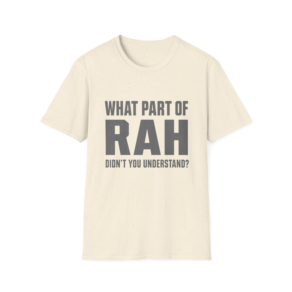 RAH Military T-Shirt – Funny Veteran Humor Tee | Bold Graphic Shirt for Veterans