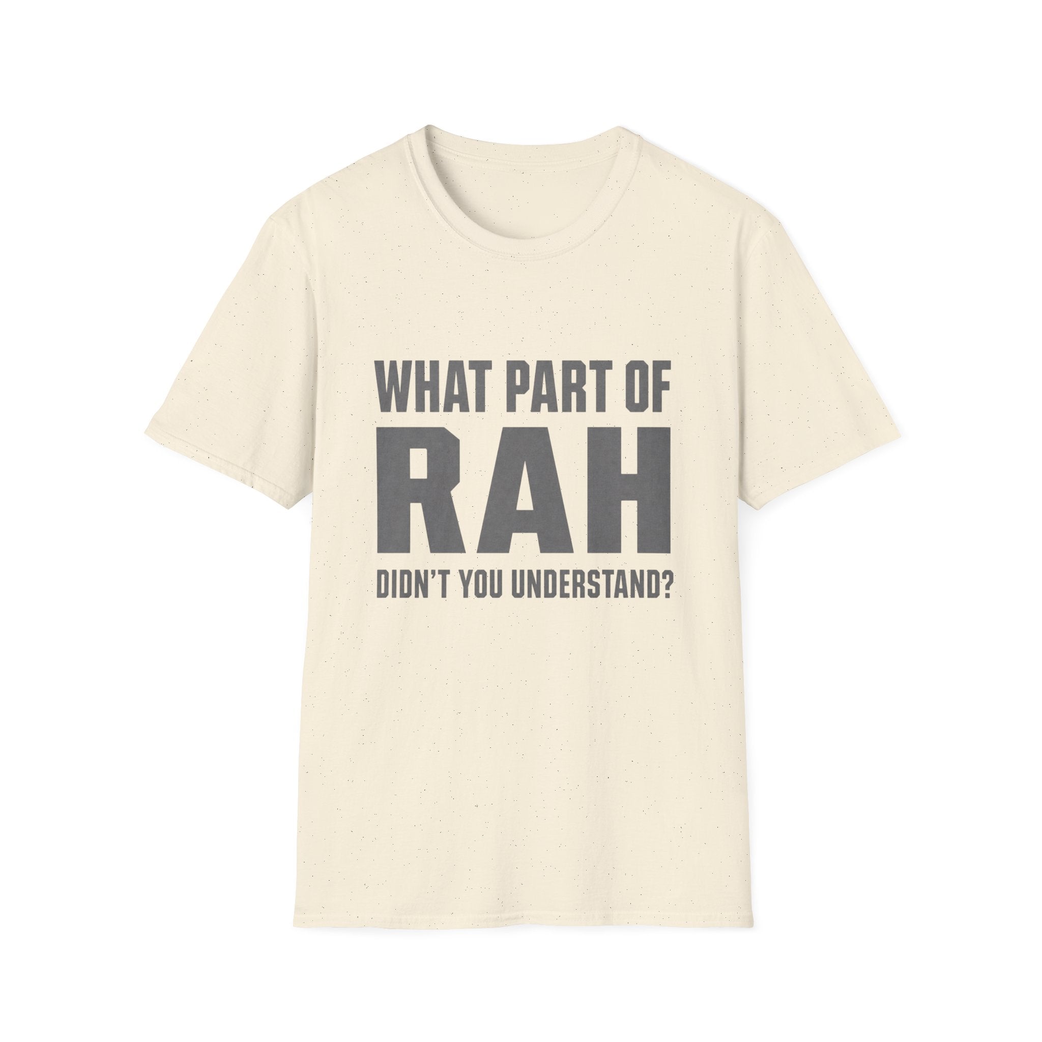 RAH Military T-Shirt – Funny Veteran Humor Tee | Bold Graphic Shirt for Veterans