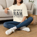 RAH Military T-Shirt – Funny Veteran Humor Tee | Bold Graphic Shirt for Veterans