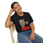 Only Here to Eat Crayons – Funny Veteran & Military Humor Graphic T-Shirt