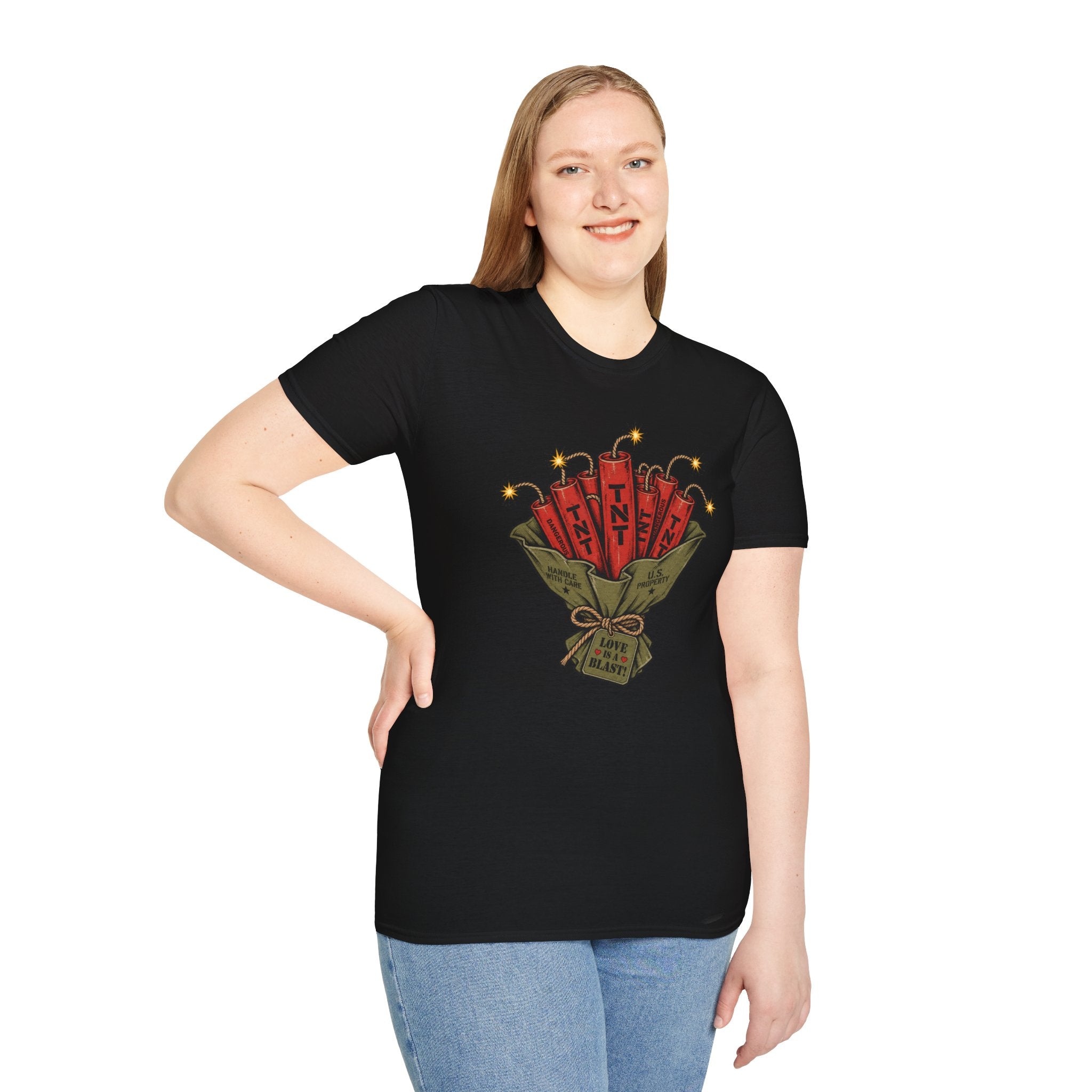 Dynamite Bouquet – Military Humor T-Shirt, Funny TNT Graphic Tee