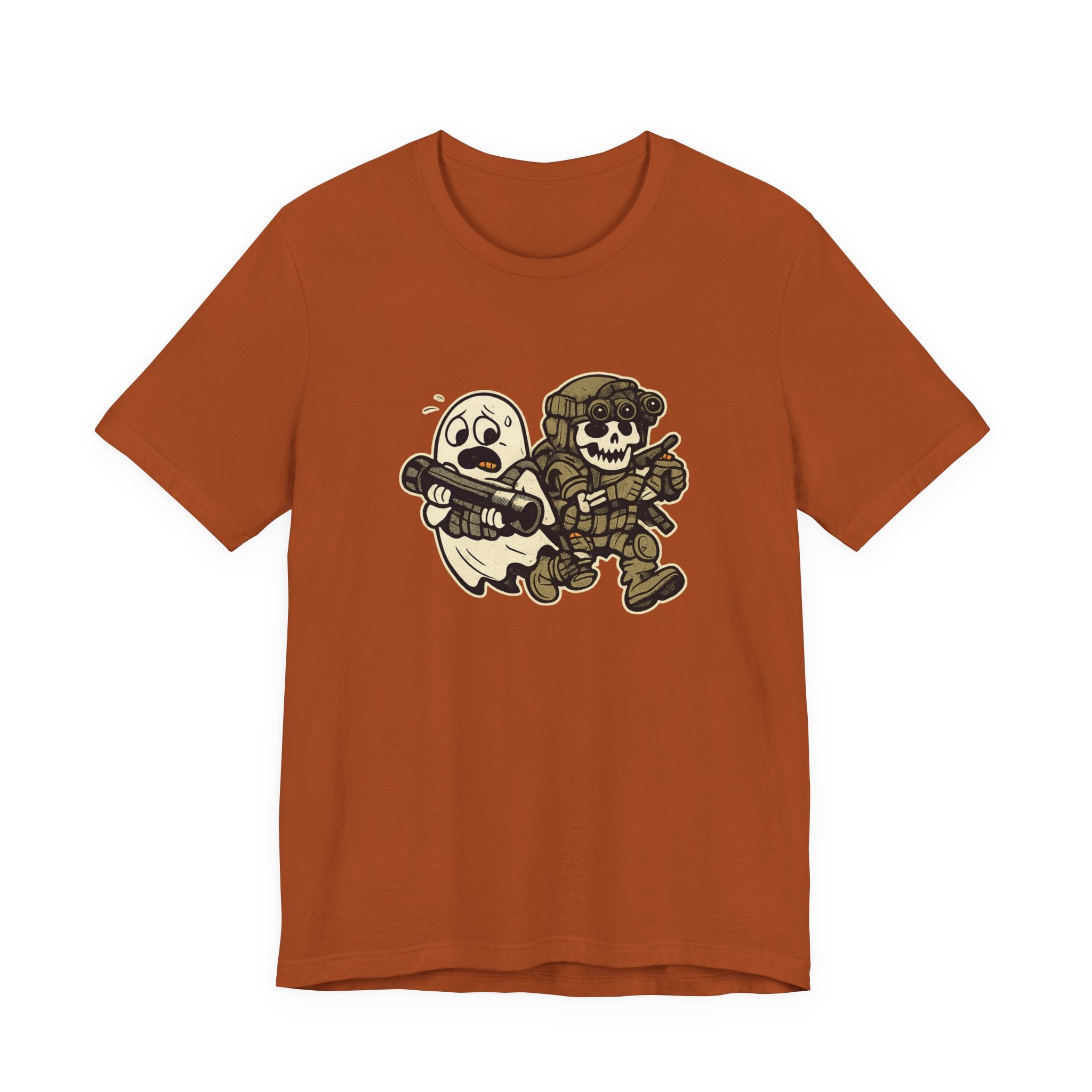 Tactical Ghost Breach Team – Funny Military Halloween Shirt & Veteran Tee