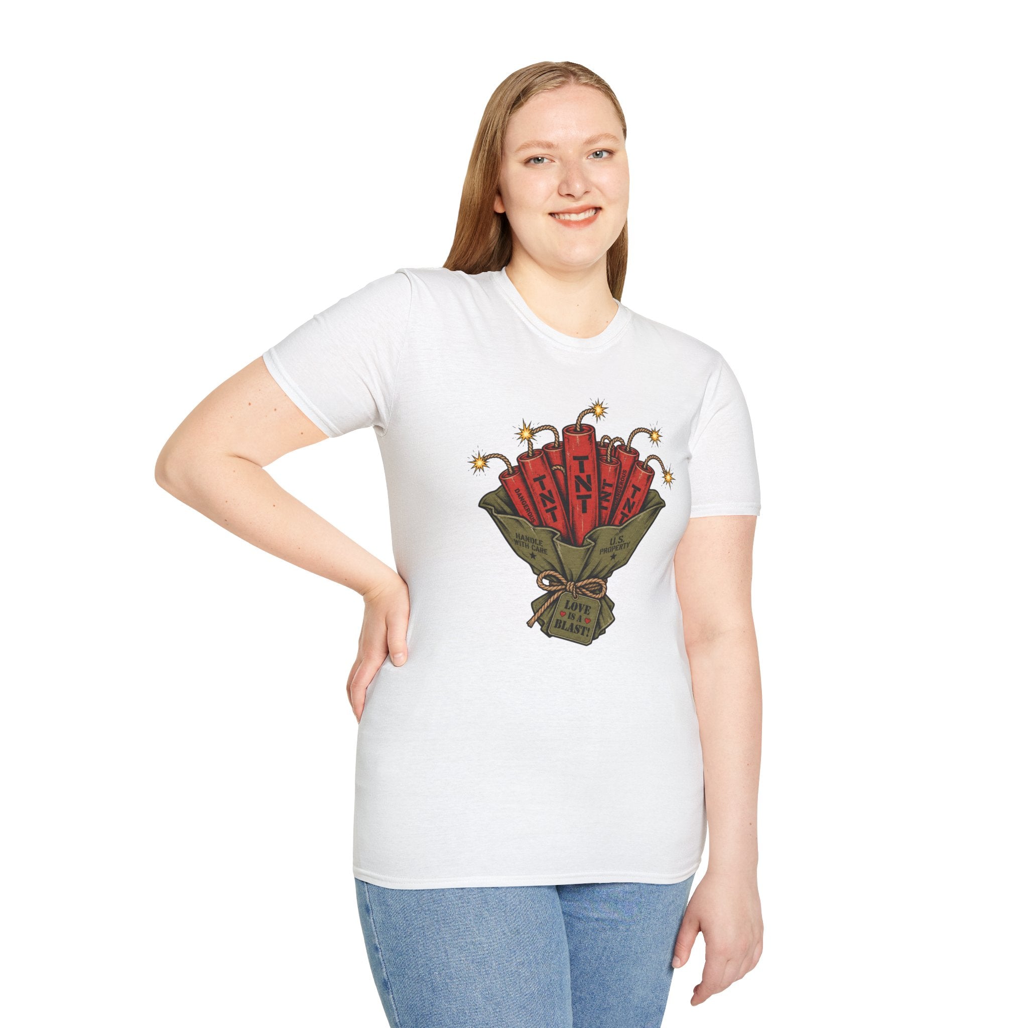 Dynamite Bouquet – Military Humor T-Shirt, Funny TNT Graphic Tee