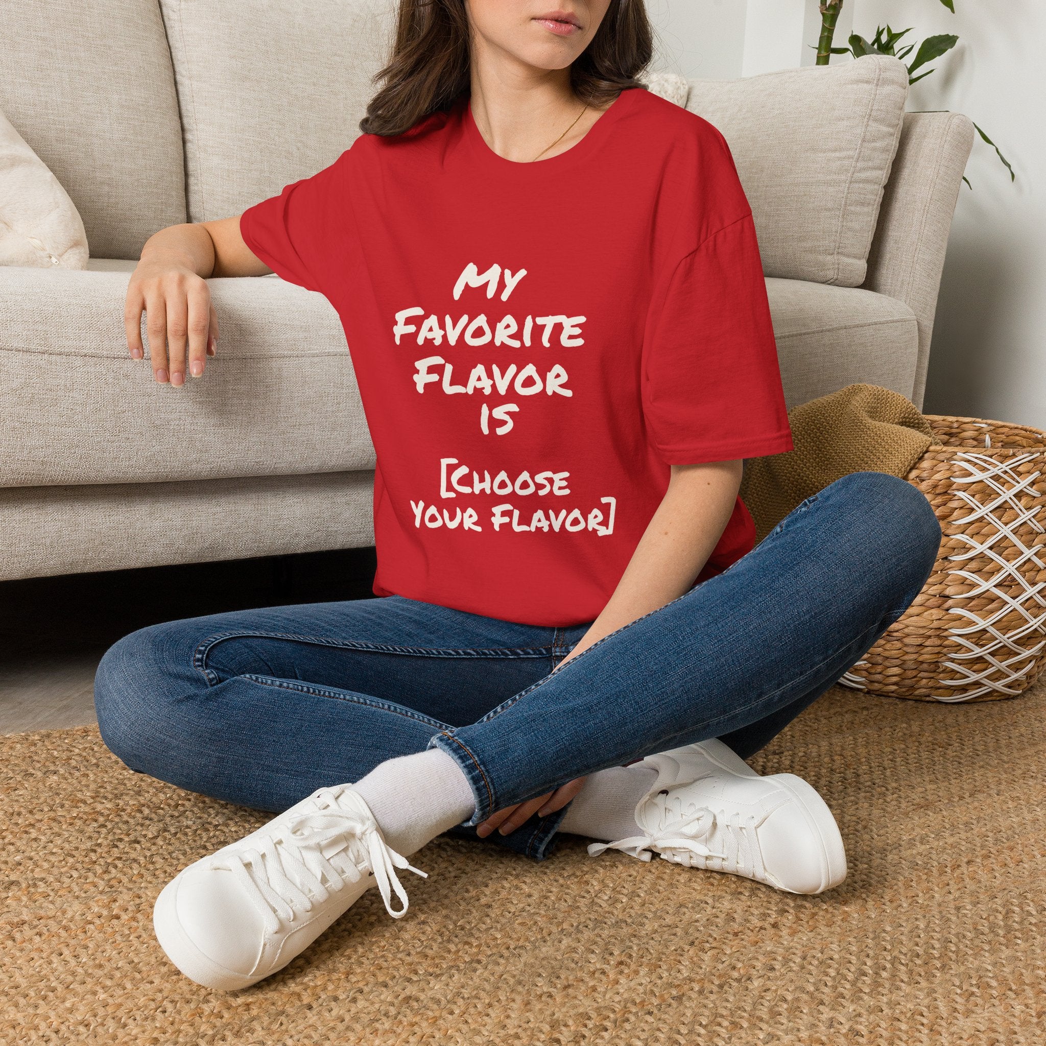 My Favorite Flavor Is [Customizable] – Funny Veteran & Military Humor Shirt