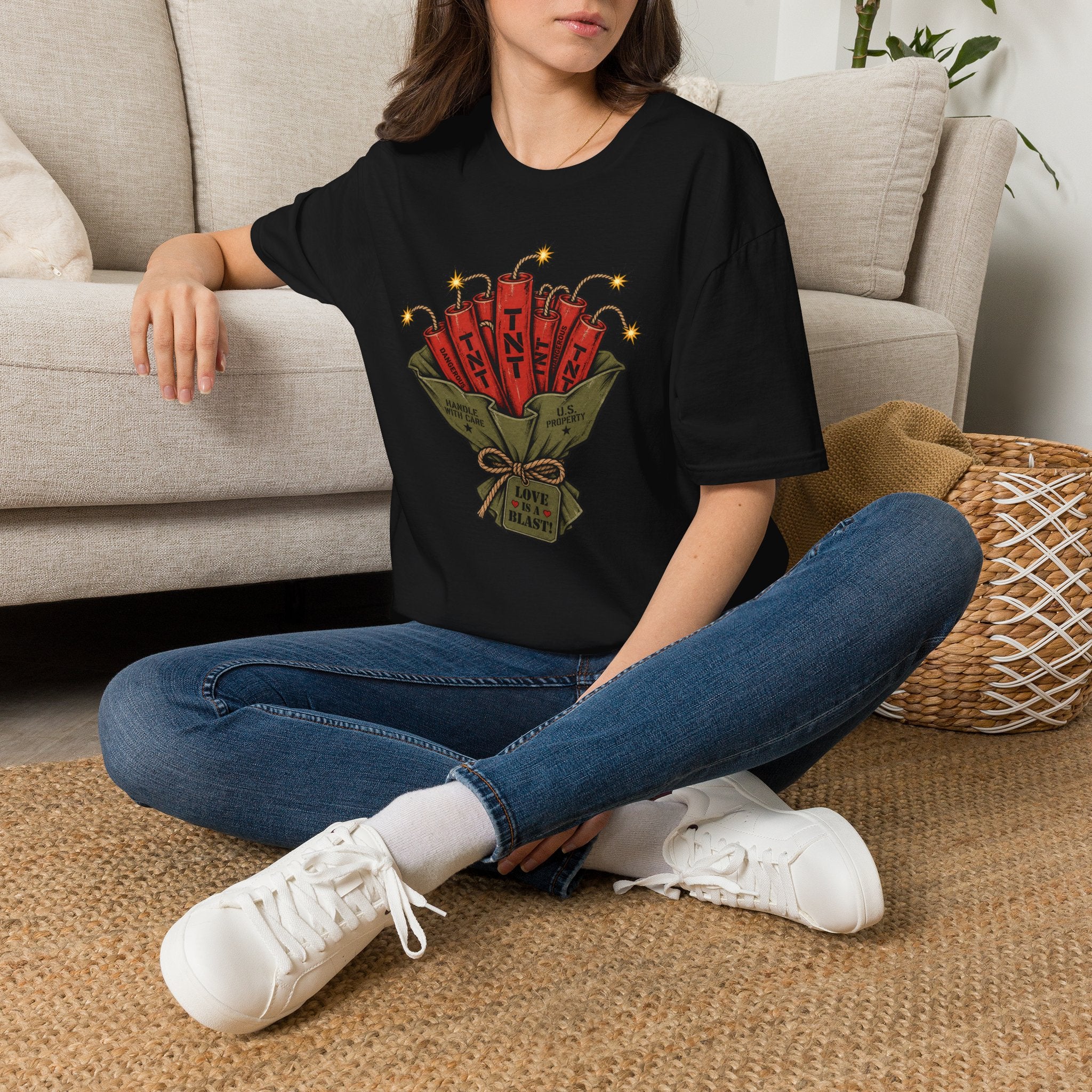 Dynamite Bouquet – Military Humor T-Shirt, Funny TNT Graphic Tee