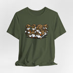 Tactical Ghost Squad – Funny Military Cartoon T-Shirt & Halloween Veteran Tee