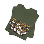 Tactical Ghost Squad – Funny Military Cartoon T-Shirt & Halloween Veteran Tee