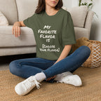 My Favorite Flavor Is [Customizable] – Funny Veteran & Military Humor Shirt