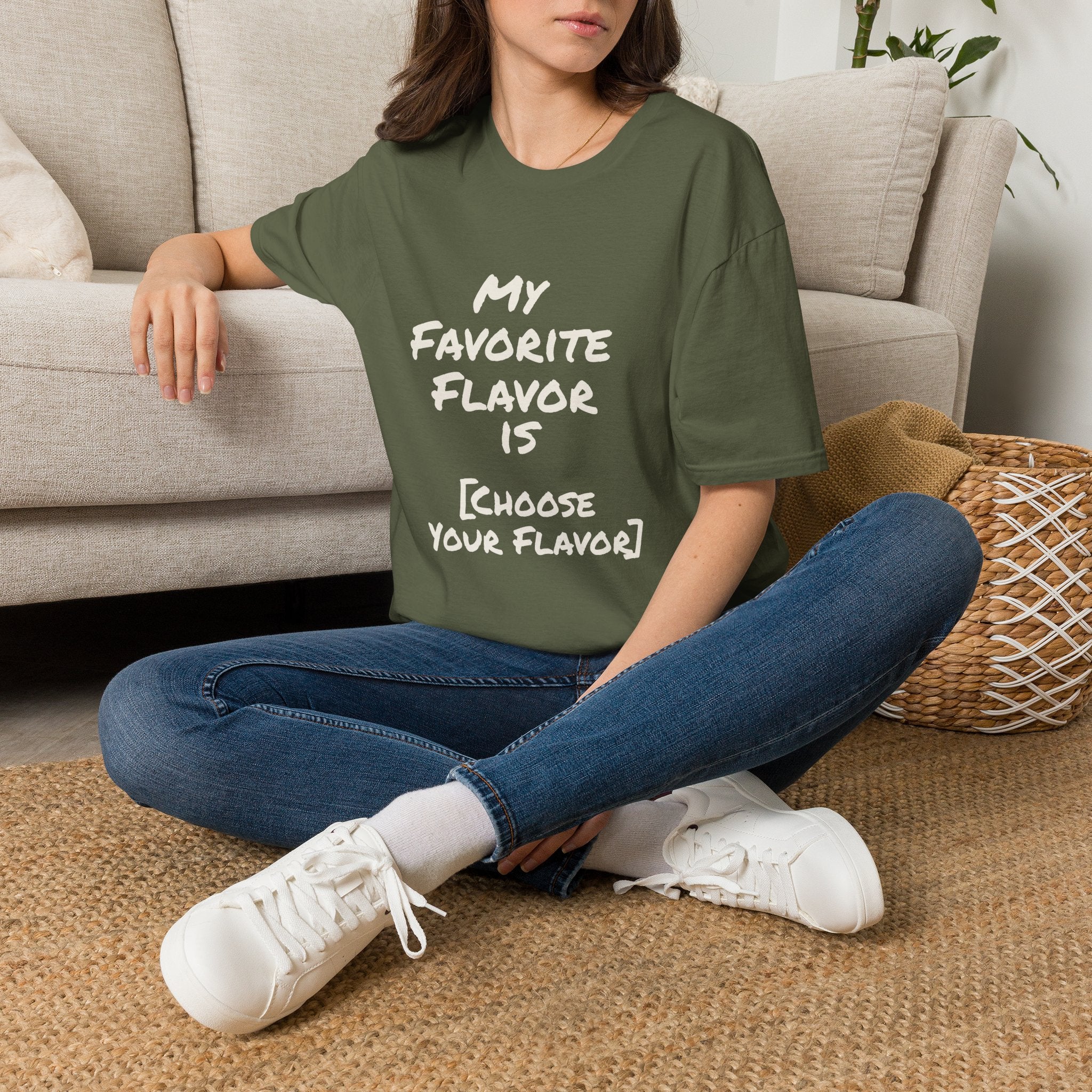 My Favorite Flavor Is [Customizable] – Funny Veteran & Military Humor Shirt