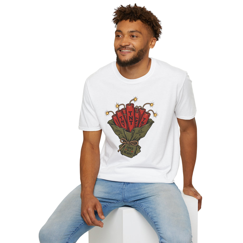 Dynamite Bouquet – Military Humor T-Shirt, Funny TNT Graphic Tee