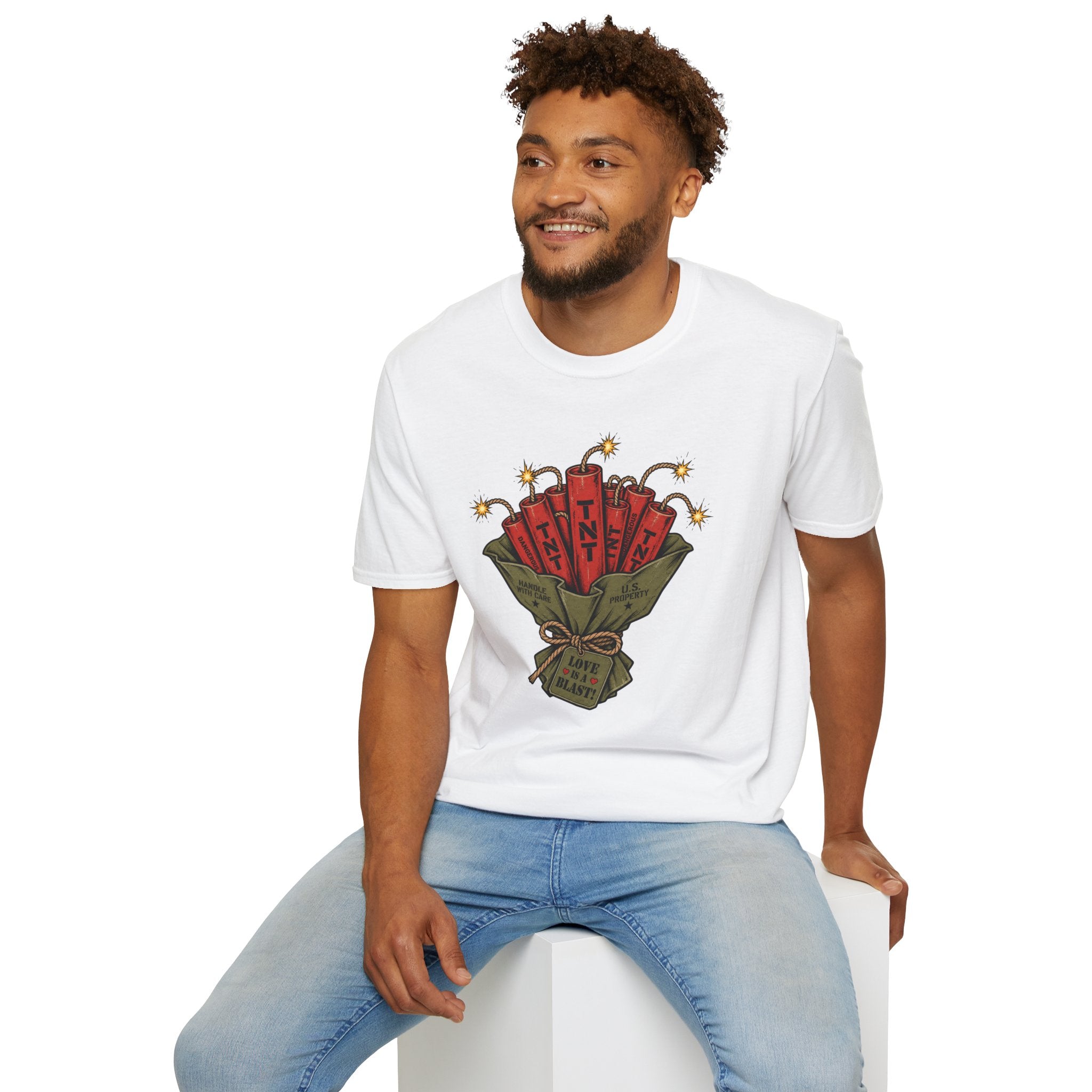 Dynamite Bouquet – Military Humor T-Shirt, Funny TNT Graphic Tee