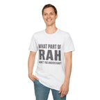 RAH Military T-Shirt – Funny Veteran Humor Tee | Bold Graphic Shirt for Veterans