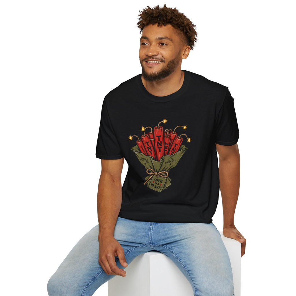 Dynamite Bouquet – Military Humor T-Shirt, Funny TNT Graphic Tee