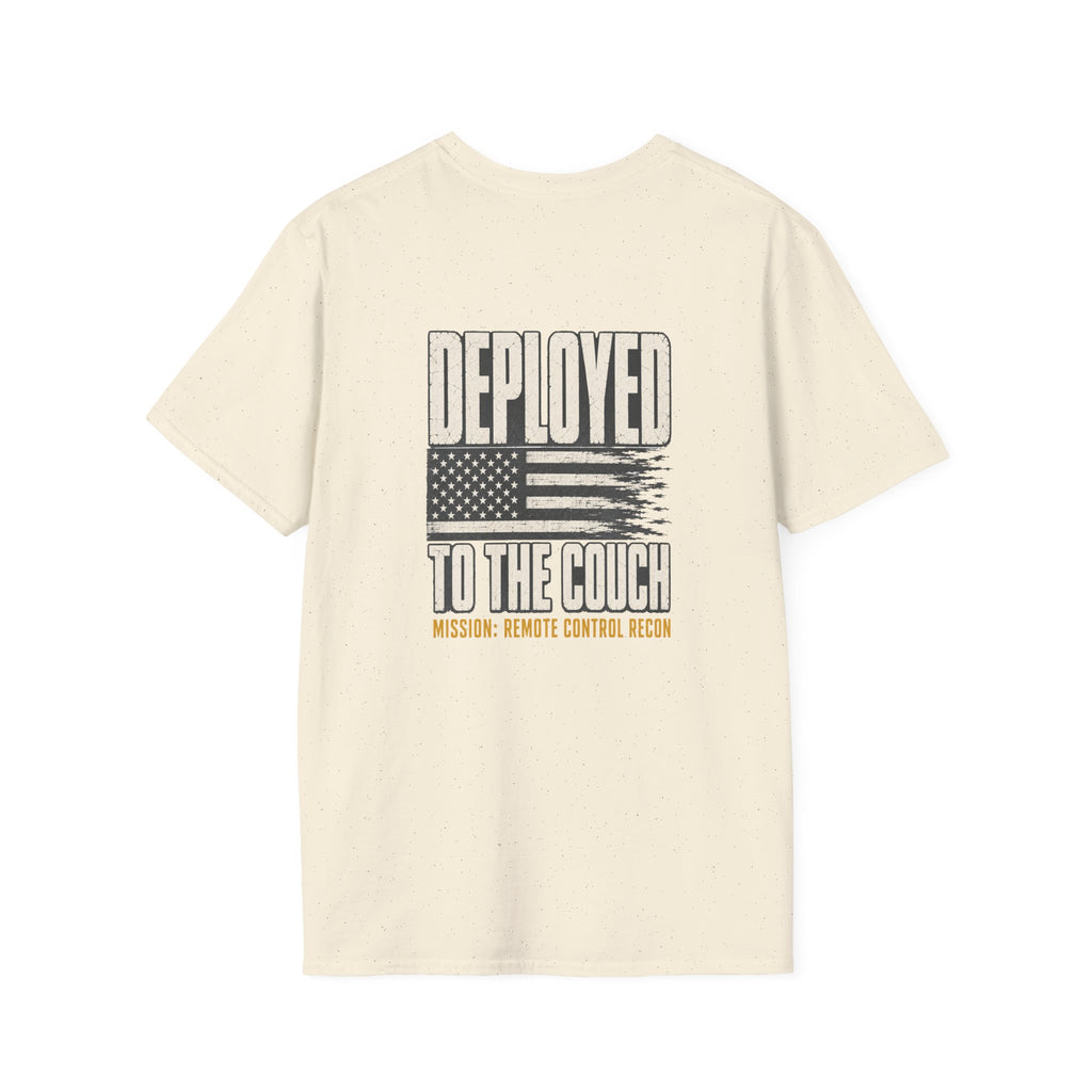 Deployed to the Couch – Funny Veteran & Military Humor Shirt