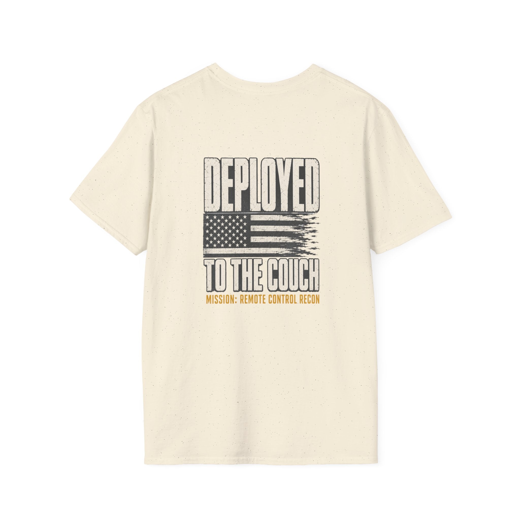 Deployed to the Couch – Funny Veteran & Military Humor Shirt