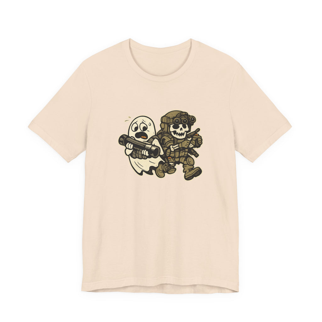 Tactical Ghost Breach Team – Funny Military Halloween Shirt & Veteran Tee