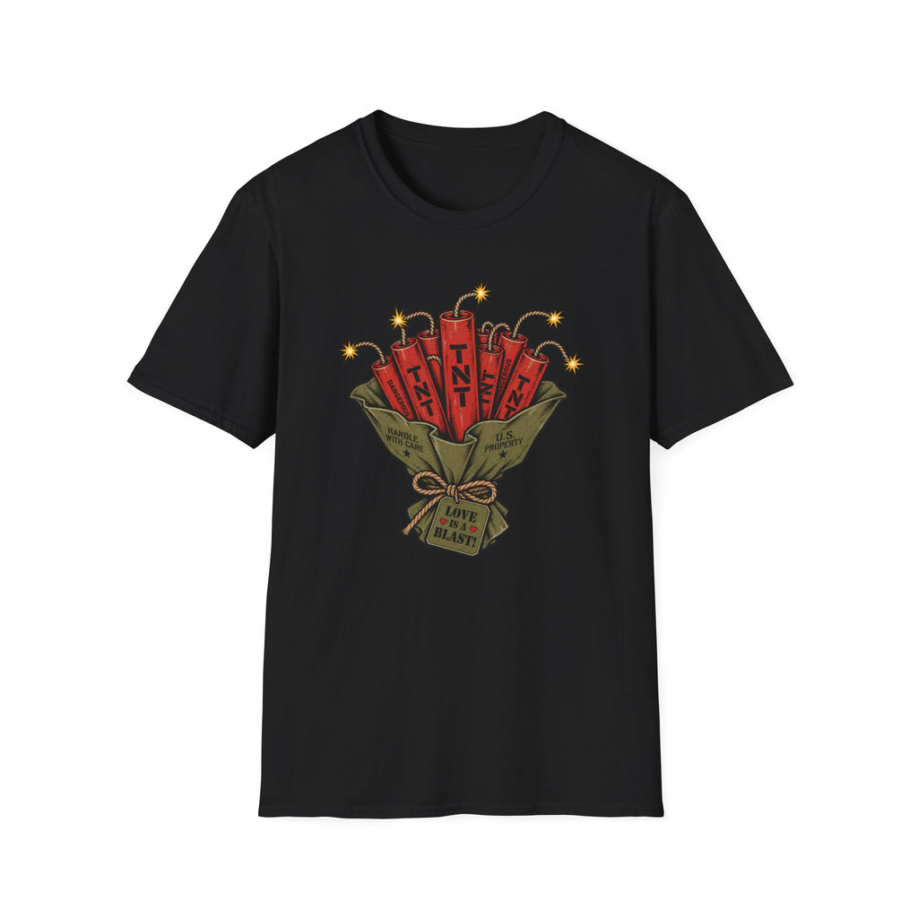 Dynamite Bouquet – Military Humor T-Shirt, Funny TNT Graphic Tee