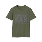 RAH Military T-Shirt – Funny Veteran Humor Tee | Bold Graphic Shirt for Veterans