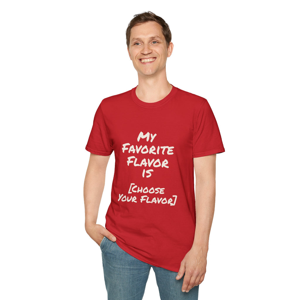 My Favorite Flavor Is [Customizable] – Funny Veteran & Military Humor Shirt