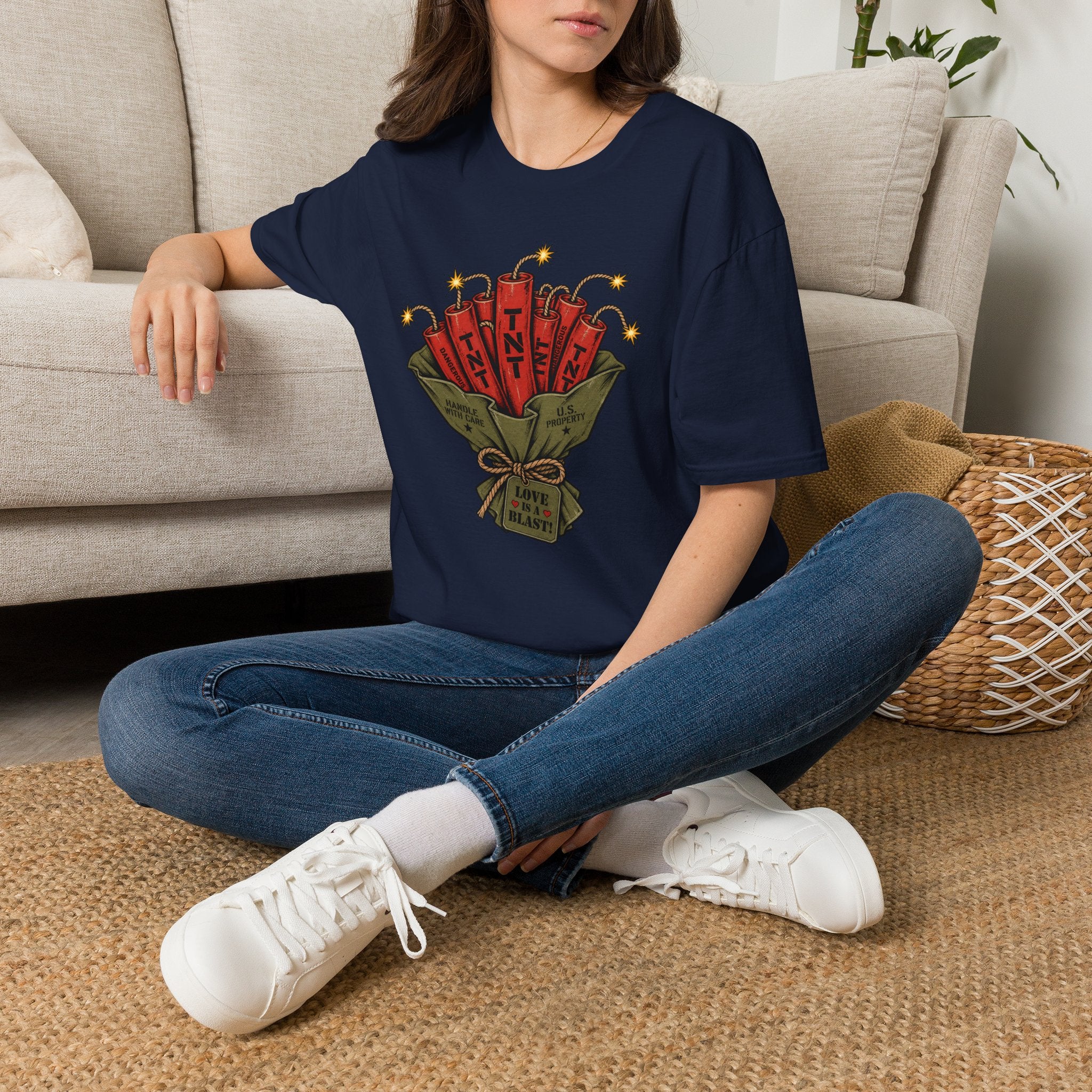 Dynamite Bouquet – Military Humor T-Shirt, Funny TNT Graphic Tee