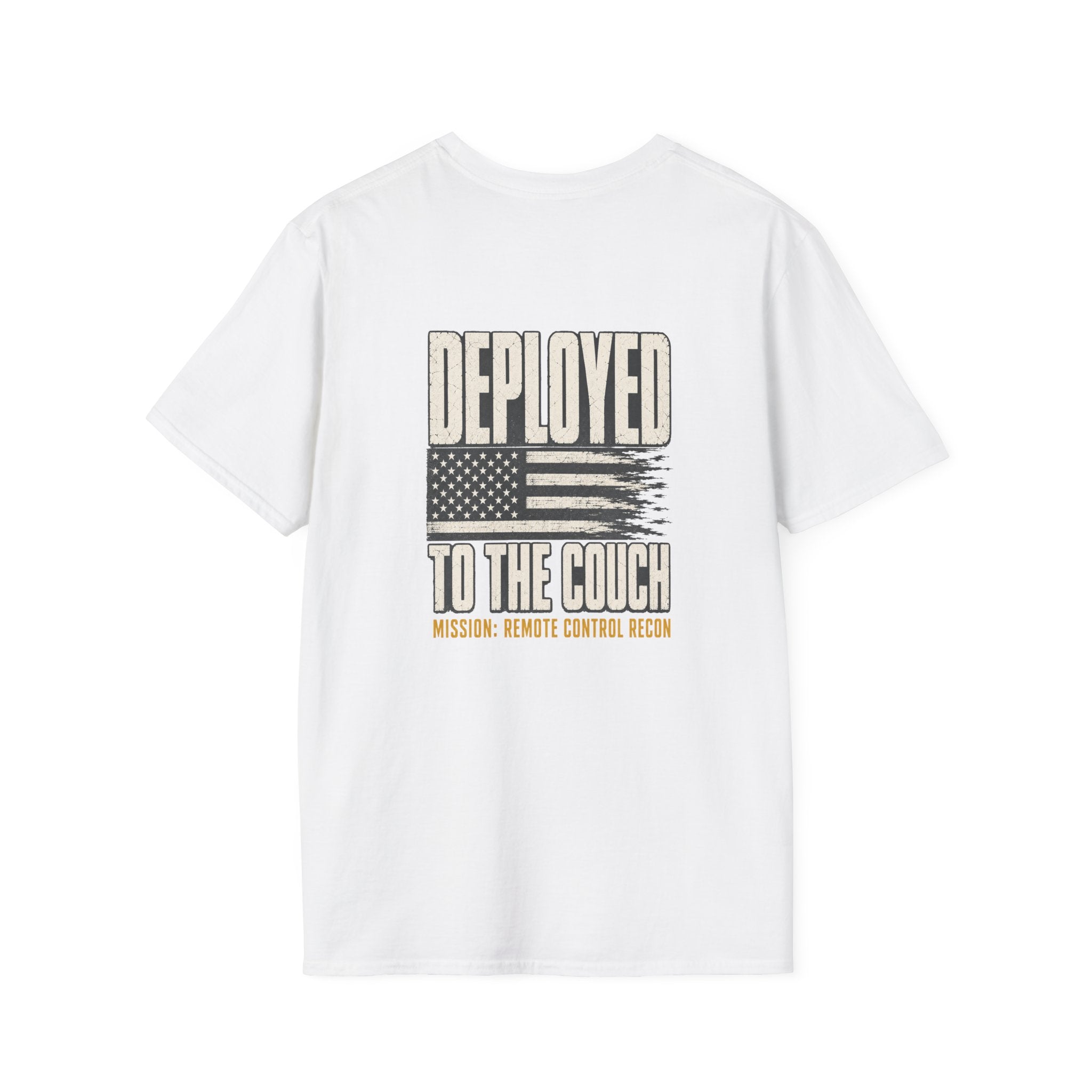 Deployed to the Couch – Funny Veteran & Military Humor Shirt