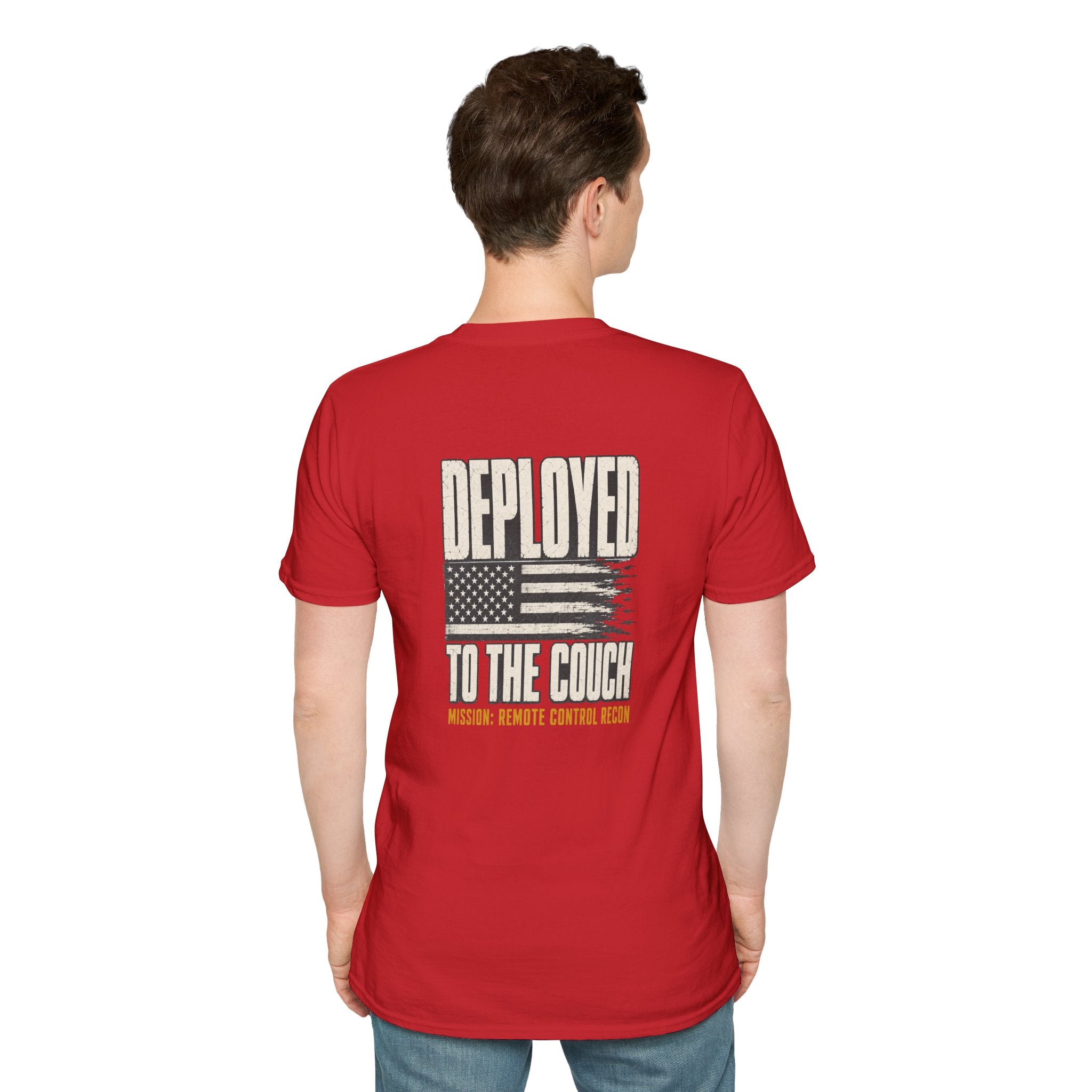 Deployed to the Couch – Funny Veteran & Military Humor Shirt