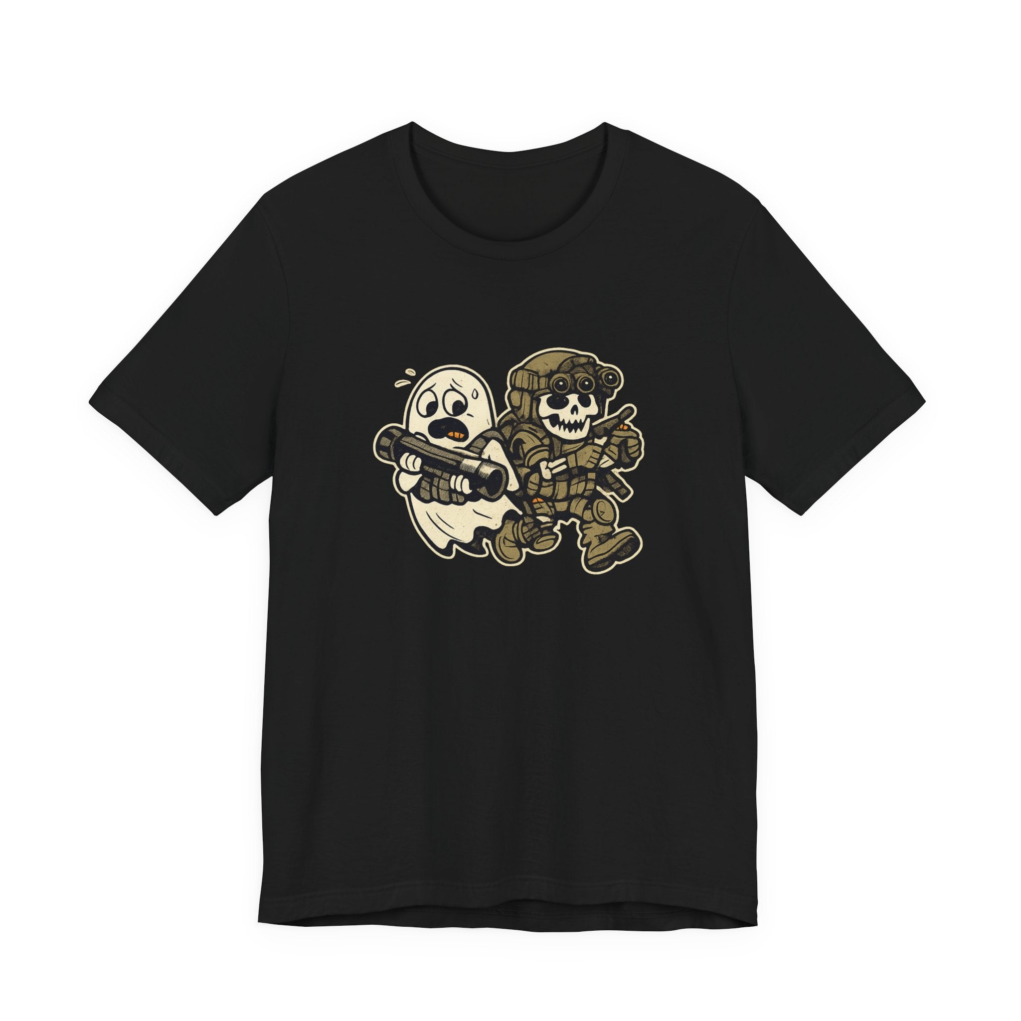 Tactical Ghost Breach Team – Funny Military Halloween Shirt & Veteran Tee