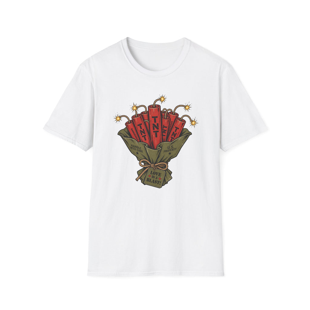 Dynamite Bouquet – Military Humor T-Shirt, Funny TNT Graphic Tee