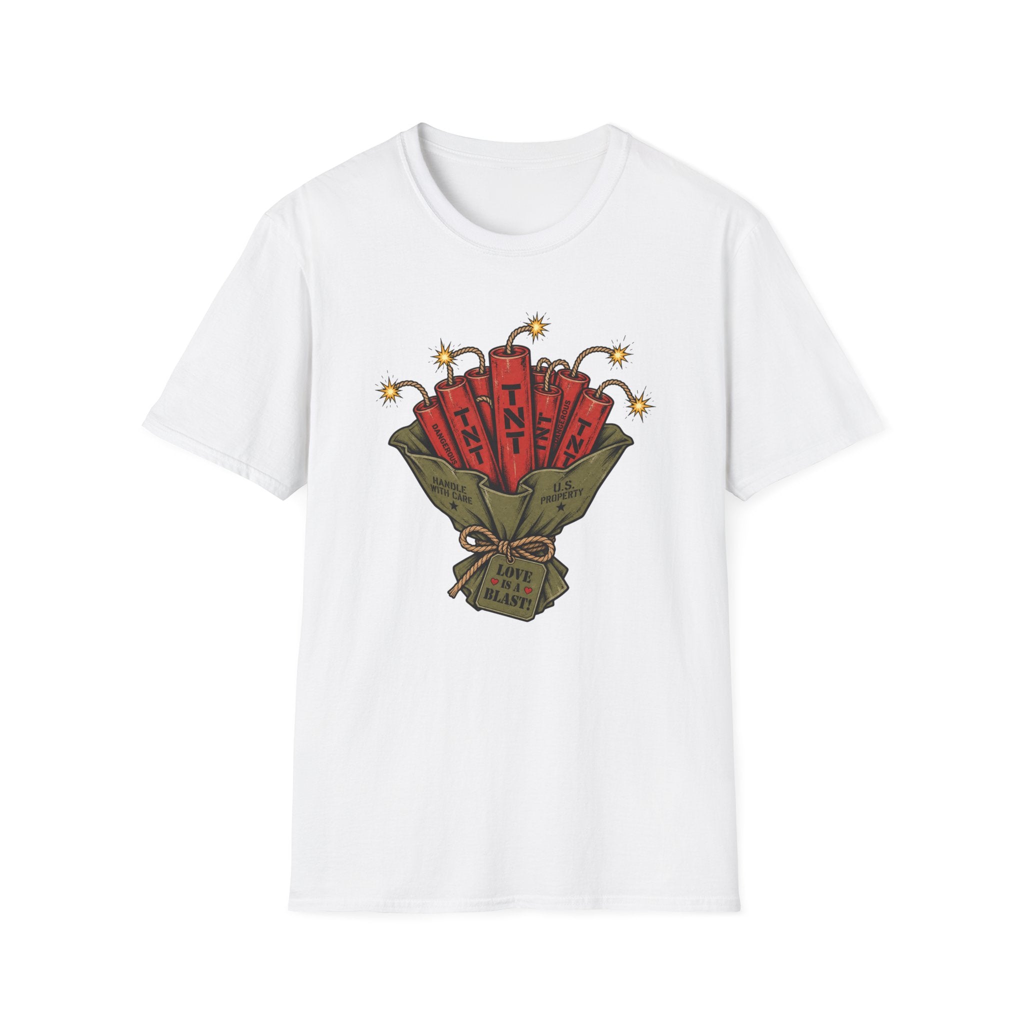 Dynamite Bouquet – Military Humor T-Shirt, Funny TNT Graphic Tee