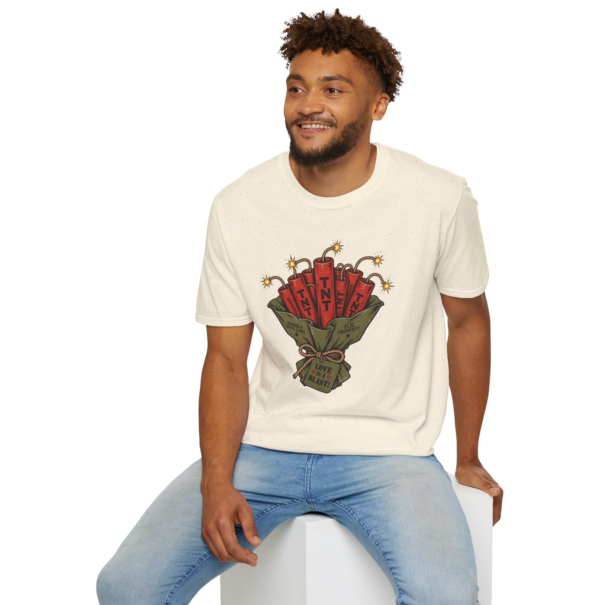 Dynamite Bouquet – Military Humor T-Shirt, Funny TNT Graphic Tee