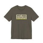 What Makes the Grass Grow? – Funny Veteran & Military Humor Graphic Tee