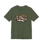 Tactical Ghost Squad – Funny Military Cartoon T-Shirt & Halloween Veteran Tee