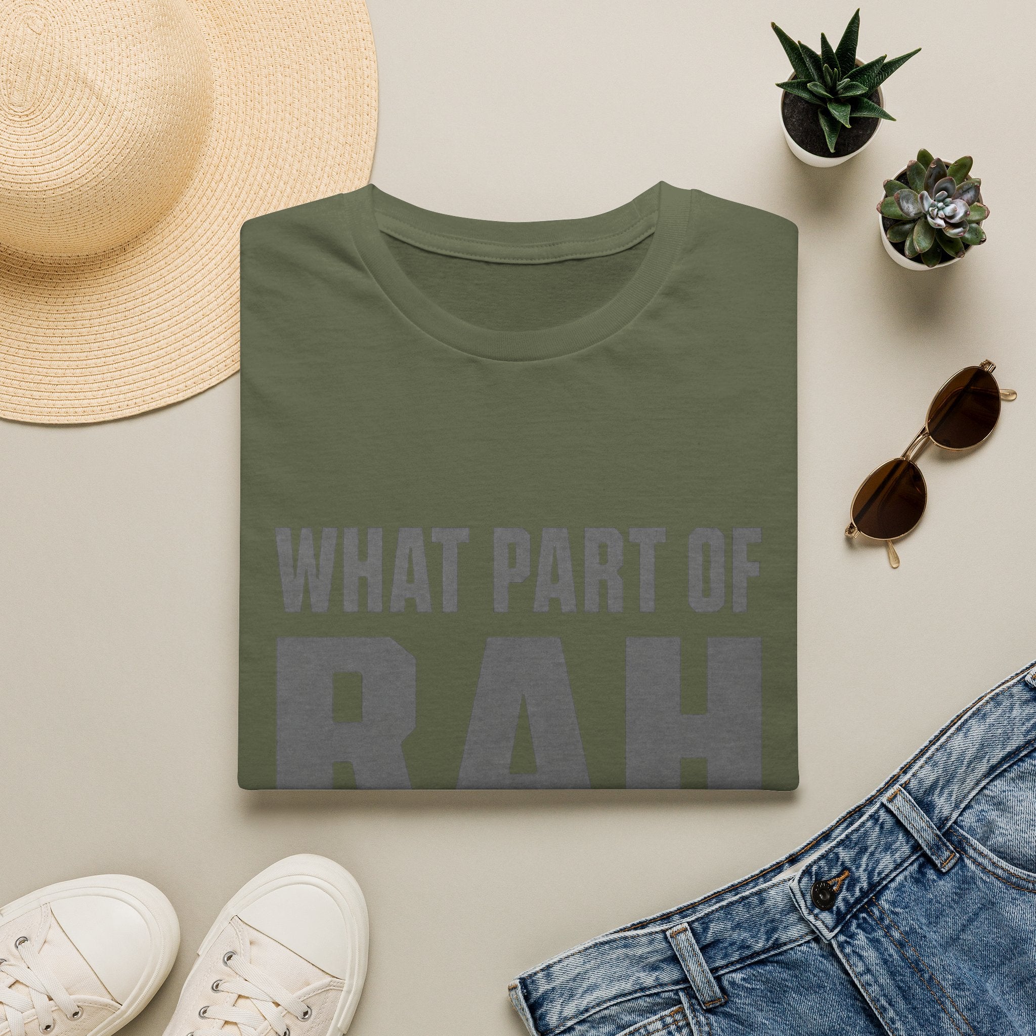 RAH Military T-Shirt – Funny Veteran Humor Tee | Bold Graphic Shirt for Veterans