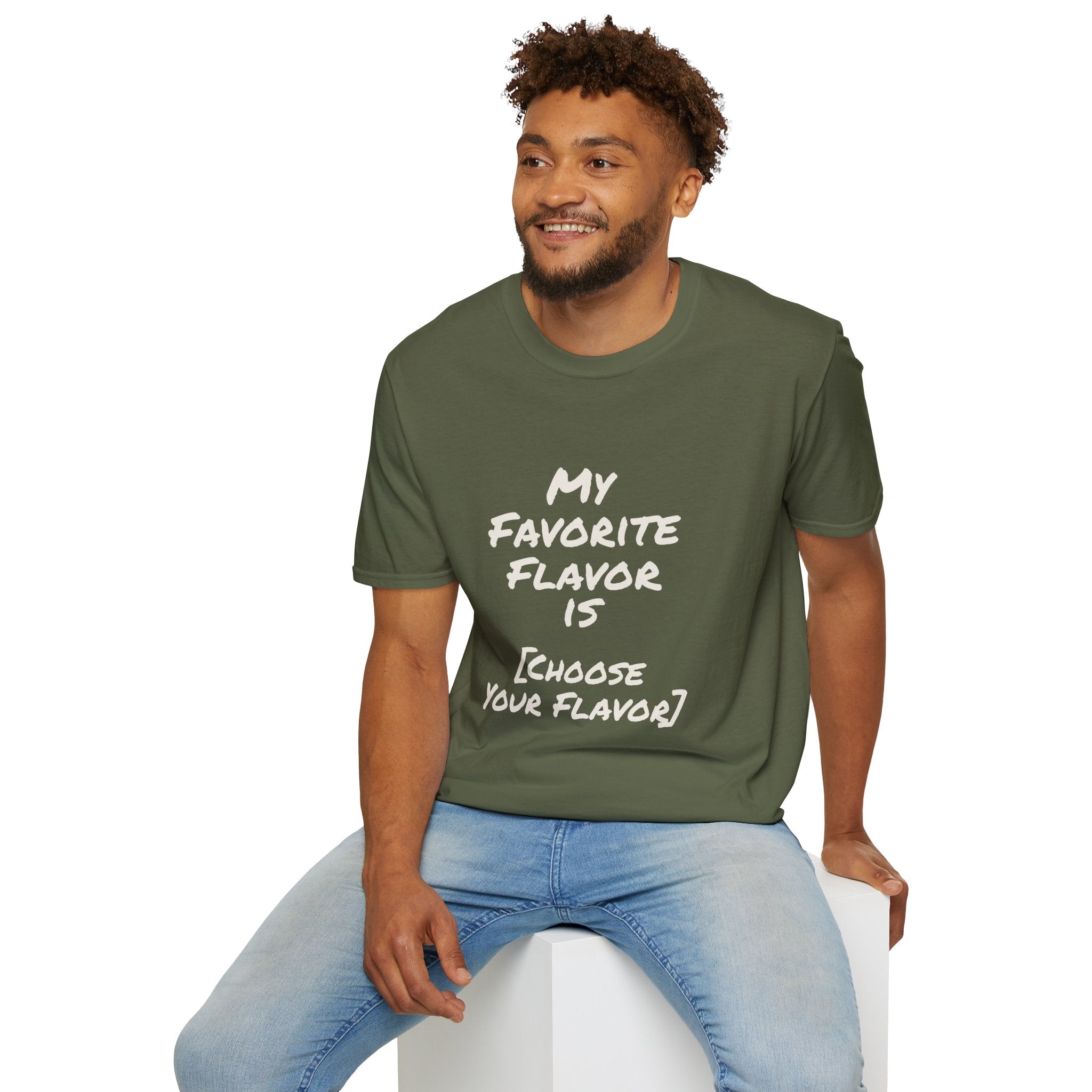 My Favorite Flavor Is [Customizable] – Funny Veteran & Military Humor Shirt