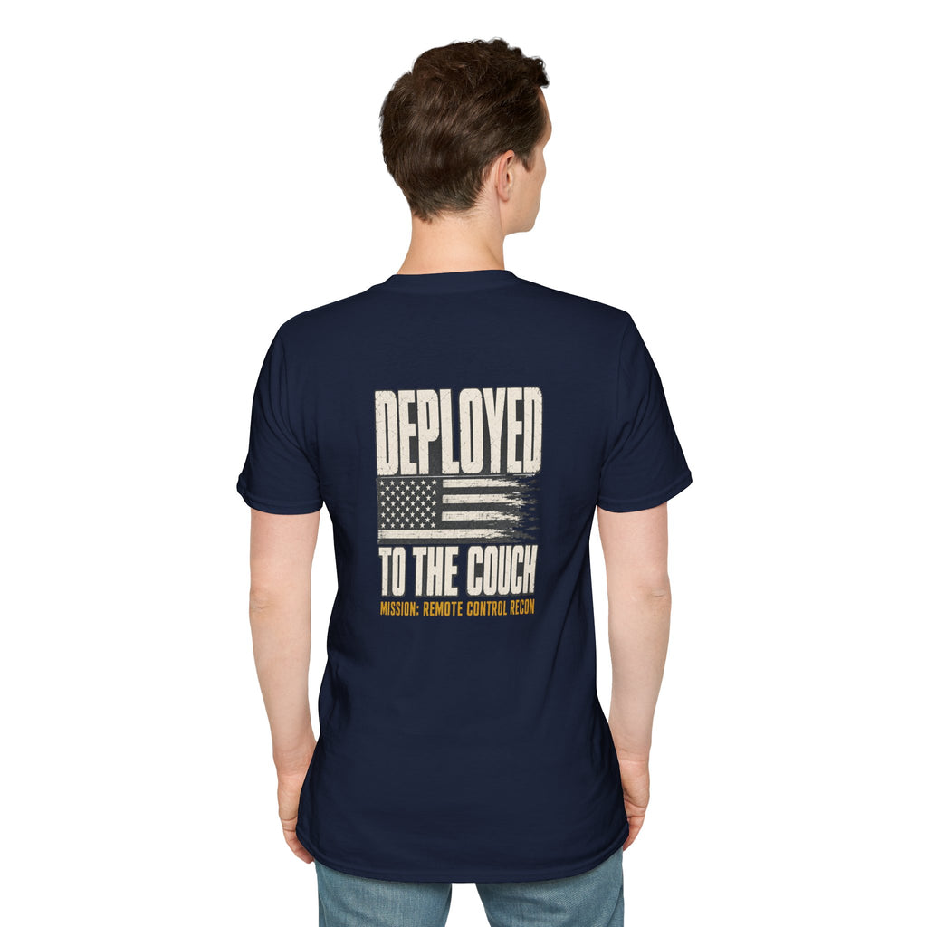Deployed to the Couch – Funny Veteran & Military Humor Shirt